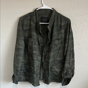Sanctuary Olive Camouflage Jacket Small Excellent Condition